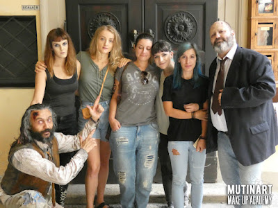 Gli allievi MUtinArt sul set di Rudi - la serie web